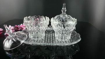 European style Equinox Centerpiece candy jar glass candy jar