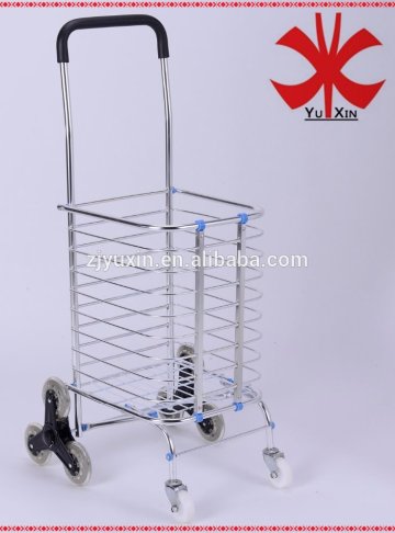 8 wheels of shopping cart with aliminum materia / shopping cart with 8 wheels