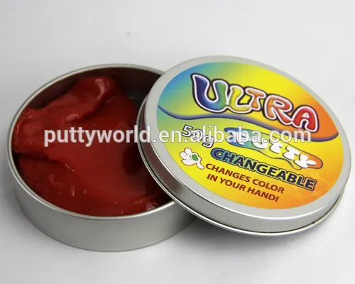 Heat sensitive putty Ultra gum color change putty
