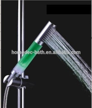 ABS Water Temperature Controlled Color Changing Single Function LED Hand Shower-Head