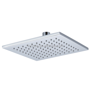Paye de douche carré en laiton de 8 pouces 195x195x150x8mm de salle de bain cascade Plume Pluence Douche Aménagement