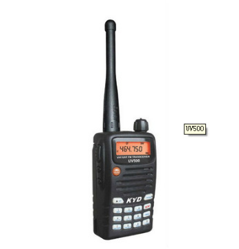 UHF/VHF dual band handheld two way radio