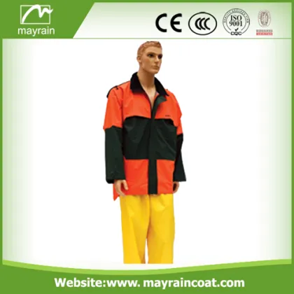 PVC Outdoor Rain Jacket With Pants