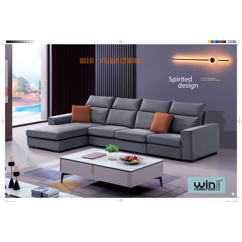 Modernes Sofa-Sessel-verstellbares Stoff-Sofa-Set