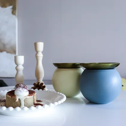 Wooden Incense Burner and Candle Holder