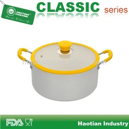 Aluminum ceramic casserole