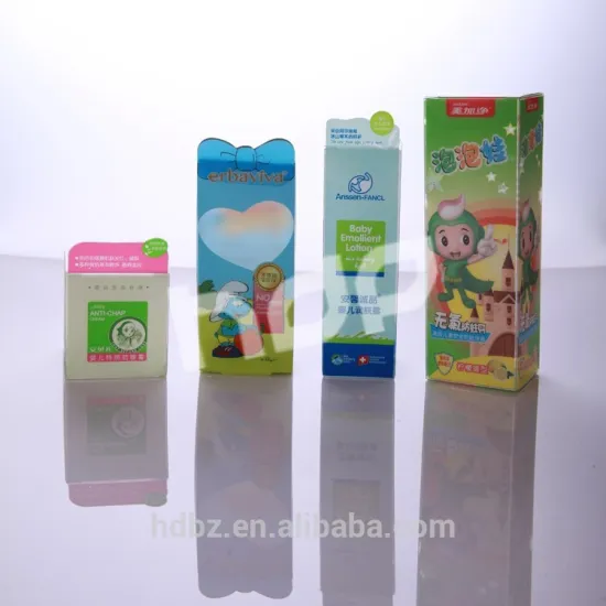 pet pvc pp custom logo clear plastic folding box wholesale