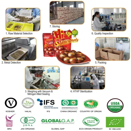 Roasted Ringent Chestnut Snacks, ready to eat snacks,healthy snacks food