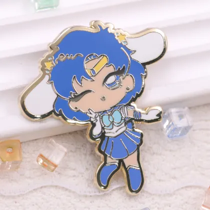 Q Version Sailor Moon Enamel Pin