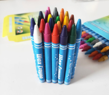 24 warna untuk anak -anak warna 8*90mm lilin krayon