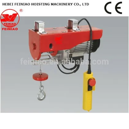 PA Wire Rope Electric Hoist Mini Kito Hoists Crane 500kg