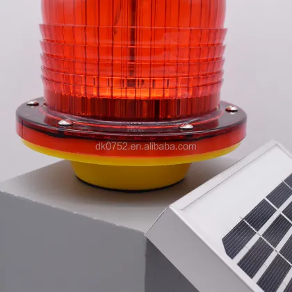 DEKE DK LED Telecommunication Tower Crane Safety Solar Aviation Obstruction Warning Light