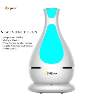 New Aromatherapy Wood Grain Ultrasonic Aroma Diffuser 400ML