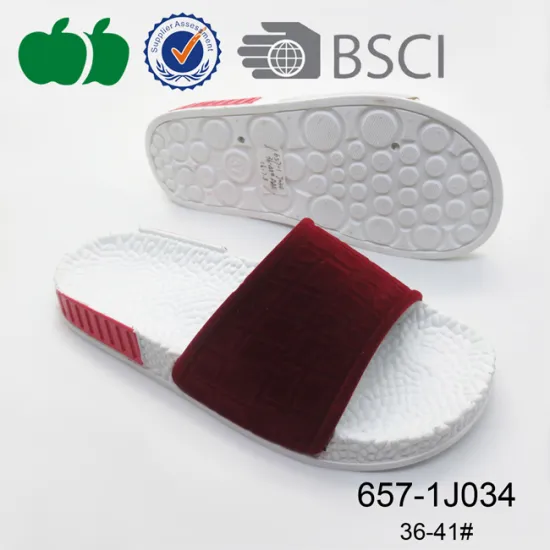 Comfortable Hot Sale Summer Flat Pcu Slippers