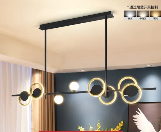 Nordic LED Chandelier Dimmable for Kitchen, Dining Table, Foyer, Bedroom, Hall, and Study Room