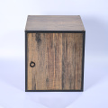 Modern Wooden Bedside Table with Storage