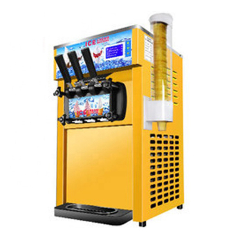Automatic 3 Flavor Soft Serve Ice Cream Machine