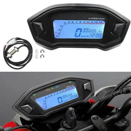 YD-MO05B Motorcycle LCD Digital Speedometer Odometer