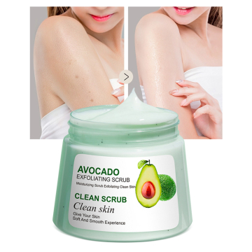 Customized Free Etikett Frucht Zucker Peeling Gesichtshaut nährt Körperpeeling
