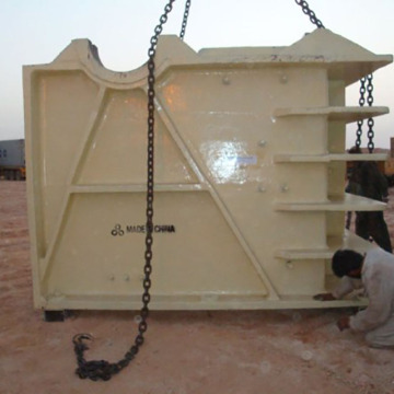 Gravel station used professional jaw crusher
