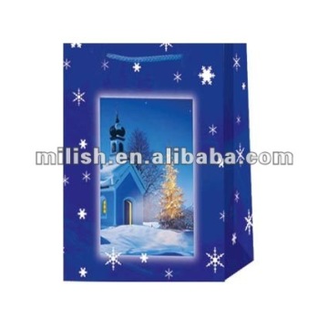 2013 Fashion New Style Plastic Christmas Ornament Gift Bag