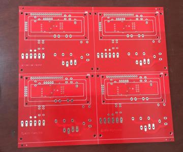 2 layer 4OZ PCB with red solder