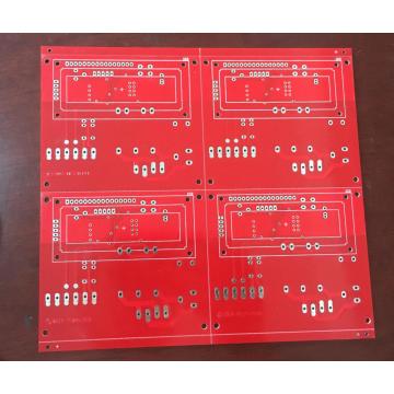 2 layer 4OZ PCB with red solder