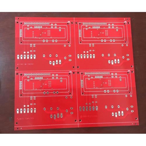 2 layer 4OZ PCB with red solder