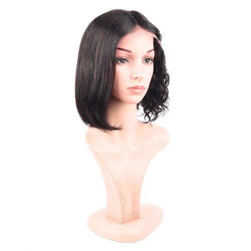 NEW FASHION 100% NATURAL HAIR NATURAL COLOR T PART LACE WIG