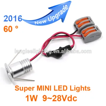 12V Mini Single Spotlight LED Cabinet Light 1W 100-130lm