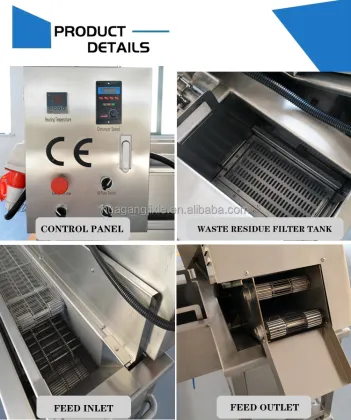 Commercial Continuous Conveyor Chicken Frying Machine Line for KFC Style Chicken Wings