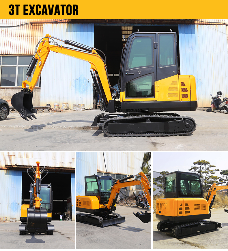 3 Tons Hydraulic Crawler Excavator