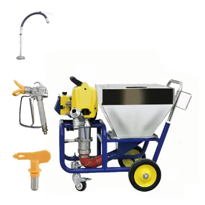 China-Made Self-Stainless Steel Funnel Real Stone Paint Sprayer