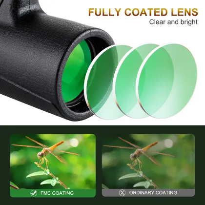 12X50 Waterproof Monocular Telescope - HD Portable Telescope for Outdoor Concerts & Activities
