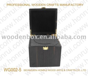 ebony wooden gift packing box