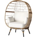 Outdoor Nordic Nest Rattan Lounge Chair