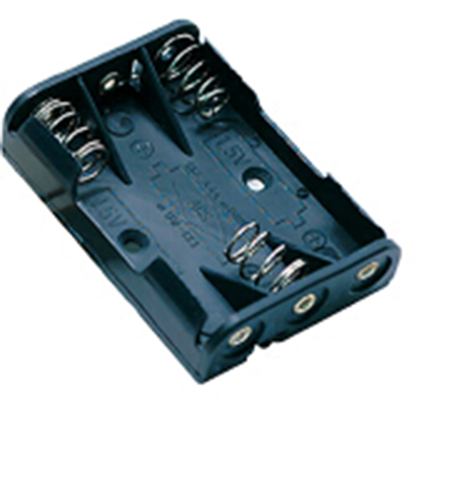 Battery Holder (Open) AAA 3 Cell PC Pin