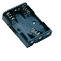 Suporte para Bateria (Aberto) AAA 3 Cell PC Pin