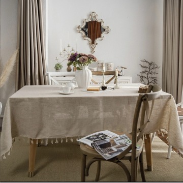 Capa de mesa fácil de limpar