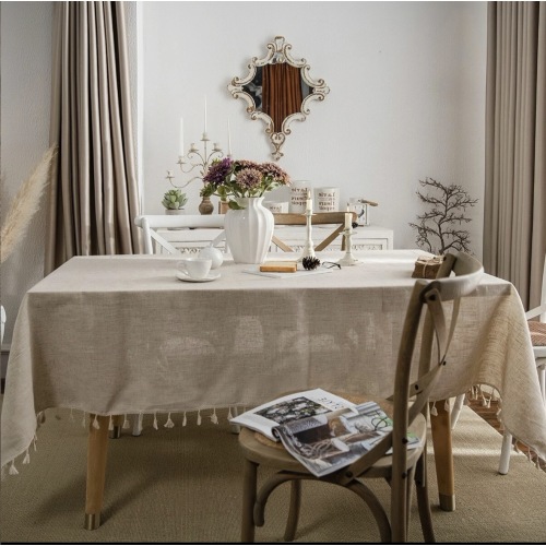 Capa de mesa fácil de limpar