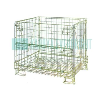 2015 most popular foldable storage and transport wire mesh cage in China