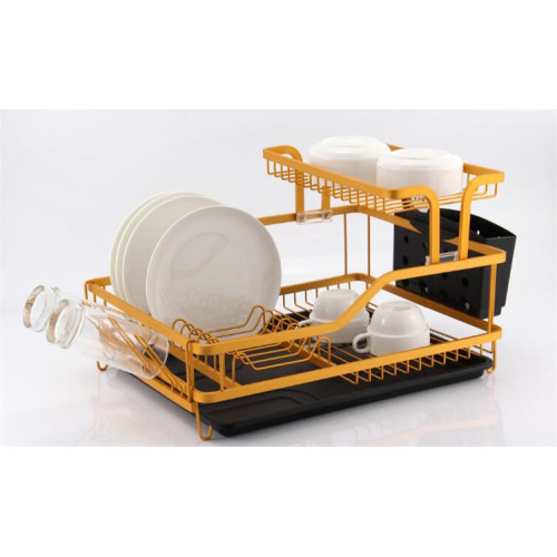 2 tier aluminum dish rack