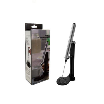 New Design Aluminium Alloy Automatic Electric Handheld Cappuccino Milk Coffee Foamer Frother: Your Ultimate Coffee Tool