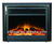 28" indoor decrotive electric fireplace insert lowes