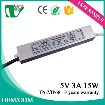 5V 3000ma constant led driver for panel lights
