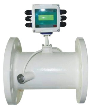 Fluxo de medição de fluxo ultrassônico Fluxo líquido em tubo totalmente