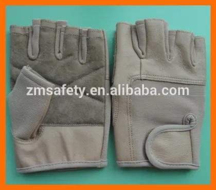 Nu couleur de peau de porc Gant dentrainement en cuir