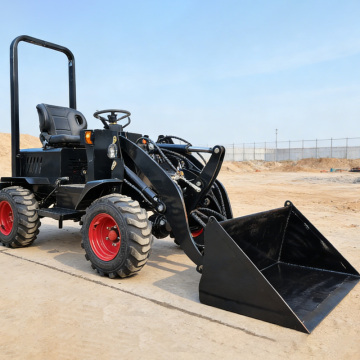 Efficiente mini pala gommata articolata nera per giardino