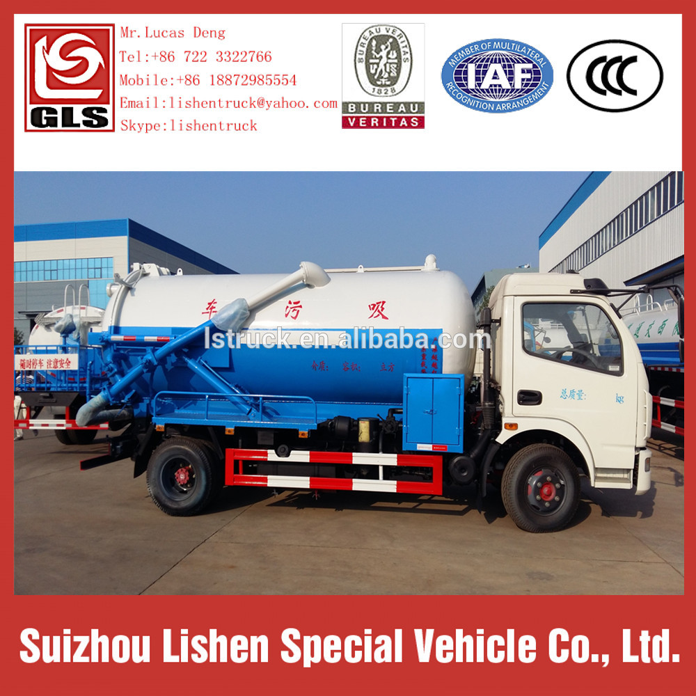 DFAC Sewer Suction Truck 4*2 Vacuum Fecal Truck