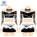 Long Sleeves cheerleading uniform with best stone